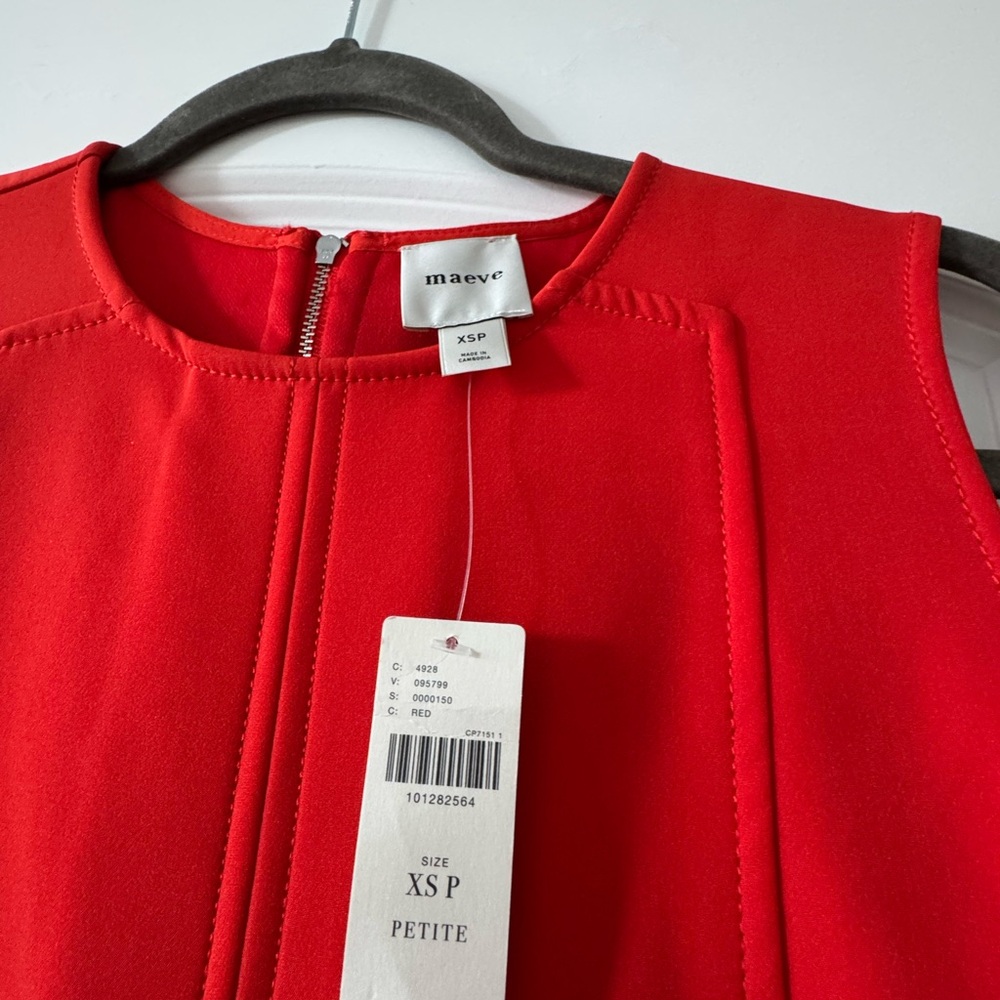 Maeve Vibrant Red Dress